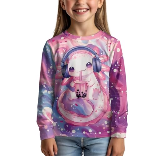 Image of Uourmeti Teens Girls Long Sleeve T Shirts Fall Outfits Boys Active Sportswear Running Tops
