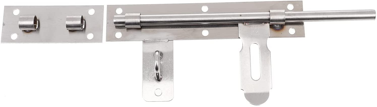 Gate Bolt,Slide Door Lock Hasp , ,Anti-Theft Latch Barrel Sliding for Home