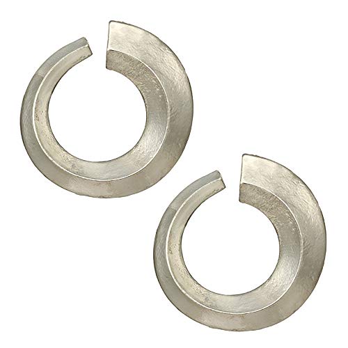 Preisvergleich Produktbild UINGKID Ohrstecker Mode Einfache Stilvolle Attraktive Frauen-halbkreisförmige geometrische unregelmäßige runde Legierungsohrringe aus Metall