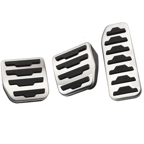 Pédales Jaguar E-Pace protection anti-usure du pédalier d'accélérateur et frein en inox