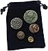 IMPACTO COLECCIONABLES - Authentic Collector's Coins in Velvet Pouch - Ancient Greece Collection - Ancient Greece Coins - Limited Edition with Certificate of Authenticity