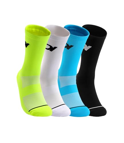 GKRQ Calcetines Deportivos de Ciclismo y Running, Pack...