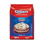 Kohinoor Pulao Basmati Rice, 1 kg | Long-Grain Basmati (Cooked grain up to 18 mm) | Aromatic & Flavorful Rice | Ideal for Pulao