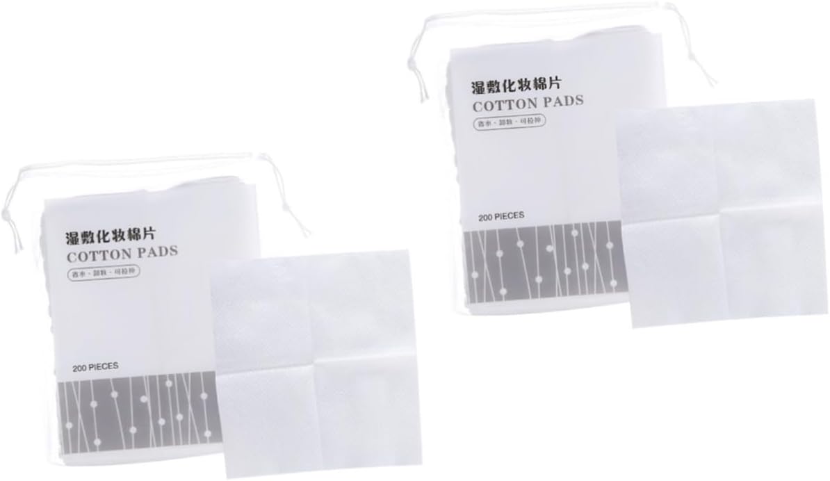 POPETPOP 2pcs Cleansing Pads Cotton Pads for Face Makeup Wipes Facial Cleansing Cloths Women Cosmetic