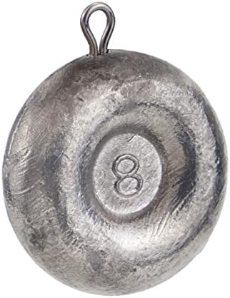Hlotmeky Fishing Weights Sinkers Saltwater Coin Sinkers for Drifting Trolling Fishing, 1-Ounce / 10-Pack