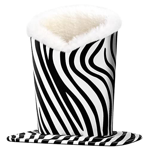 Image of Plush Fluffy Lined Anti-scratch Eyeglasses Holder Protective Glasses Stand Case