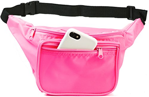 Funny Guy Mugs Plain Fanny Pack, Neon Pink #TOP7