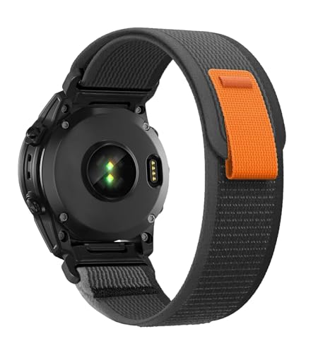 [YUXUAN] �g���C�����[�v �i�C���� �o���hGarmin Fenix 5/6/7/8 Pro Solar �p �N�C�b�N�t�B�b�g 22mm �G���X�e�B�b�N�i�C���������X�g���b�vGarmin Forerunner 935/745/965/955�AEpix
