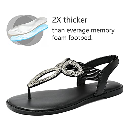 Luoika Women's Wide Width Flat Slides Sandals, Slip on Slide Sandal Casual Comfortable Summer Beach Shoes for Women.3