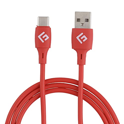 FLOATING GRIP Red 0.5 Meter USB-C Cable Gamer Decor for Video Gaming Consoles & Game Rooms - Cable Management - USB-C Charger image 5