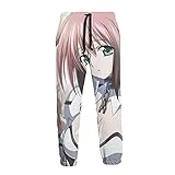 WANGYOYOT Anime Heaven's Lost Property Ikaros Sweatpants Funny Cosplay Casual Pants Sports Trousers for Men Women White