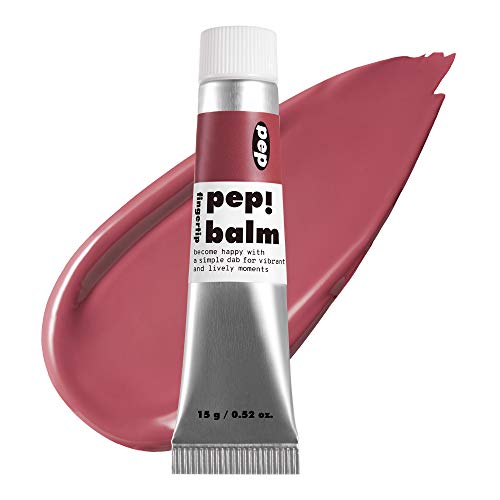 Iâ€™M MEME Pep! Balm | Multi-use Lip and Cheek Tint with Shea Butter | Liquid Blush and Lip Stain Balm in One | 003 Pause | K-Beauty Make Up | Vegan