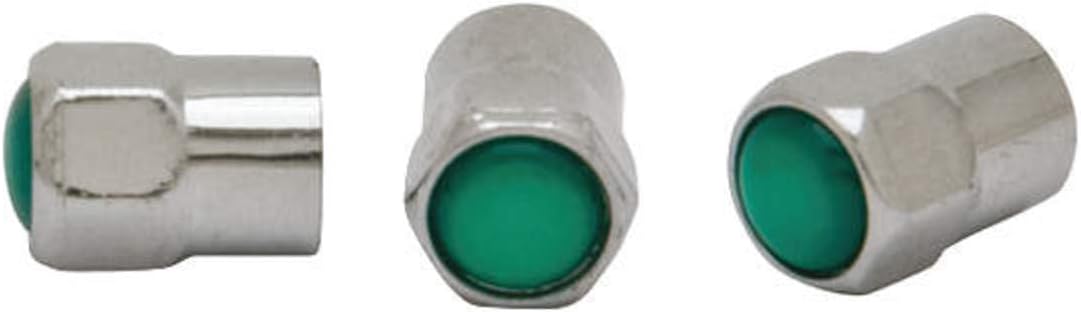 HALTEC 89TPMS-CAPG TPMS Chrome Tire Valve CapPk 100