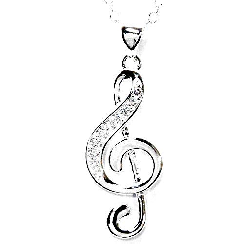 七音（どれみ）インスパイア 音符キラキラペンダント