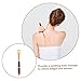 Extendable Telescoping Back Massager Durable Plastic Itch Reliever for Home Office and Travel Use for Ergonomic Handle for Comfortable Grip