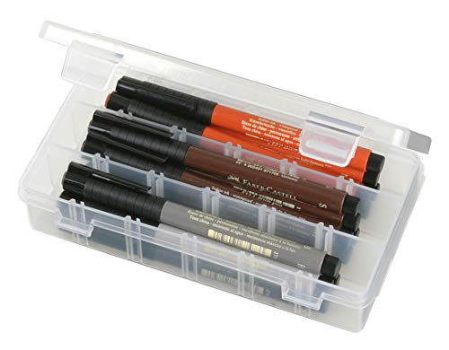 Image of ArtBin 2003AB Solutions Mini Box, Art & Craft Supply Organizer with Removable Dividers, [1] Plastic Storage Box