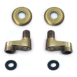 Aolemi 3-3/8 Inch Wall Mount Adapter Clawfoot Tub Bathtub Faucet Adjustable Swing Arms Eccentric Scr