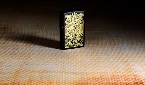 Image of Zippo Monster Windproof Lighter - Fierce Creature Color Image Design on Street Chrome, Refillable, (BIS Certified)