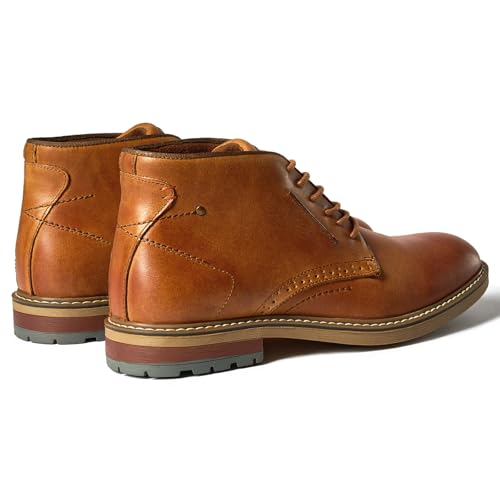 Image of Arkbird Mens Chukka Dress Boots Genuine Leather Suede Classic Fashion Casual Ankle Lace-up Dress Boots for Men