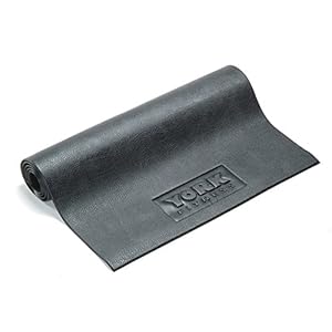 York Fitness Equipment and Exercise Mat – Non-slip Rubber Gymnastic mats,Exercise Camping Mats – For Yoga, Treadmills, Benches, Cycles, Rowers and Cross Trainers – Large – 182cm/76cm