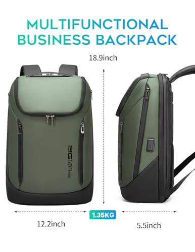 Image of FUTURE AESTHETIC Business Smart Backpack Waterproof fit 15.6 Inch Laptop Backpack with USB Charging Port,Travel Backpack