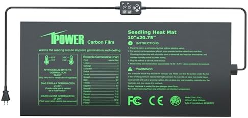Plant Heating Mat with Thermostat: What You Didn't Know Before Buying 8 iPower 10"x20.75" Seedling Heat Mat with Built-in Temperature Controller, MET Certified Waterproof Plant Heating Pad, for Germination, Breeding, Brewing