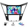 SIXTOP 4G+64G Android Car Stereo Radio for Hyundai Sonata 2010-2015 Wireless CarPlay Android Auto Bluetooth 5.0 GPS 9 Inch Touch Screen1280*720 FM/RDS WiFi 32EQ SWC AHD Backup Camera