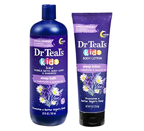Dr Teals Kids Sleep Bath and Sleep Lotion Bundle