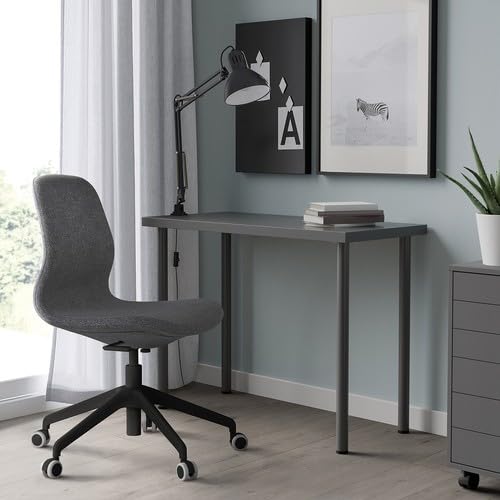 Amazon.co.jp: IKEA イケア テーブル ダークグレー 100×45cm m09590206