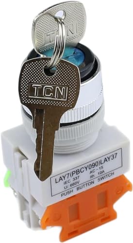 Interrupteur double tete réinitialisation automatique LAY7 lumineux pour panneau - 4