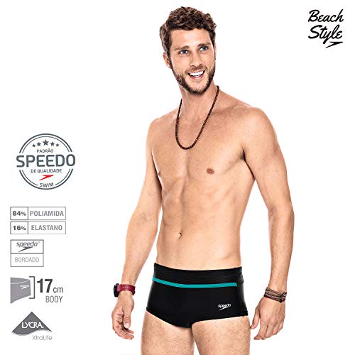 Speedo Surf Sunga, Masculino, Preto, P