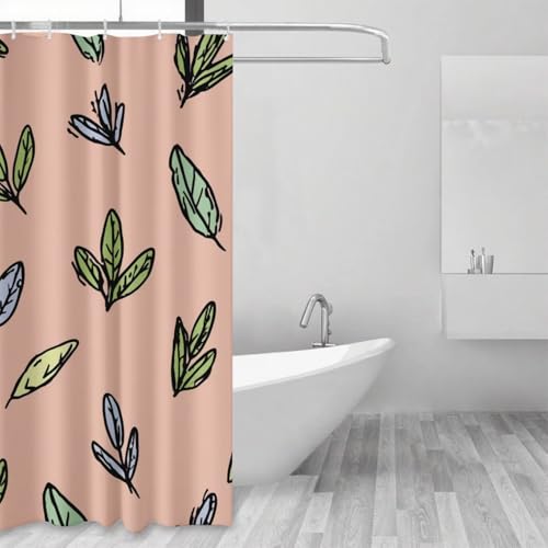 Rideau douche imperméable en polyester pour éviter les éclaboussures