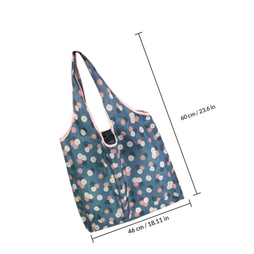 Sacs de courses réutilisables en polyester grand volume et structure pliable