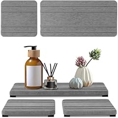 1pcs 21×10cm + 2pcs 10×10cm Gray Stripe