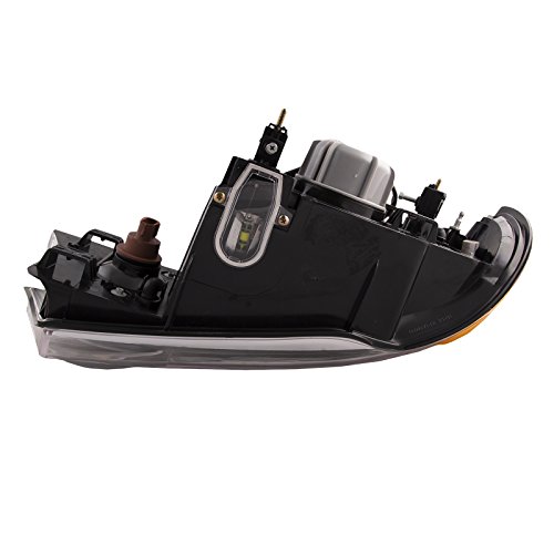 HEADLIGHTSDEPOT Halogen Headlight Compatible with Beaver Motor Coach Monterey 2002-2006 Motorhome RV Includes Left Driver and Right Passenger Side Headlamps - Thumbnail 5