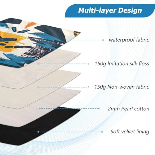 Funda para portátil 13-14 pulgadas impermeable con diseño tribal miniatura 4
