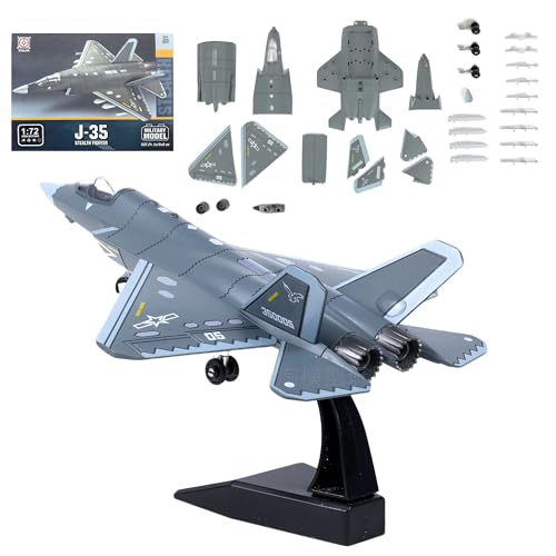 YOUNEEDFUL 1:72 J35 Airplane Model Simulation Plane Collectable Display Ornament Fighter Aircraft,for Dining Table Coffee Shop Bar Decoration Birthday Gift