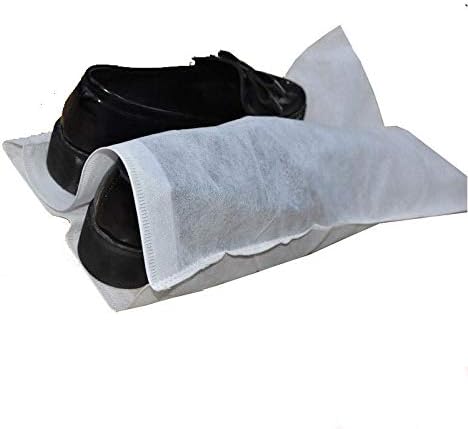 Miniatura 2 de 10 Uds blanco portátil zapatos bolsa de viaje bolsa de almacenamiento cordón bolsas de polvo tela no tejida, Blanco