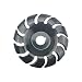 Produktbild Eruditter Holzschnitzscheibe Holzschnitzerei Disc Tool, 12 Zähne Winkelschleifscheibe, Holzformscheibe Winkelschleifer Holzscheibe Winkelschleifer Aufsatz 90MM