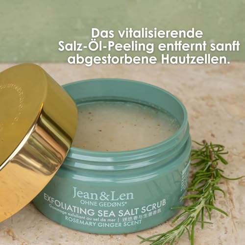 Jean & Len Exfoliating Sea Salt Scrub Rosemary & Ginger 300g