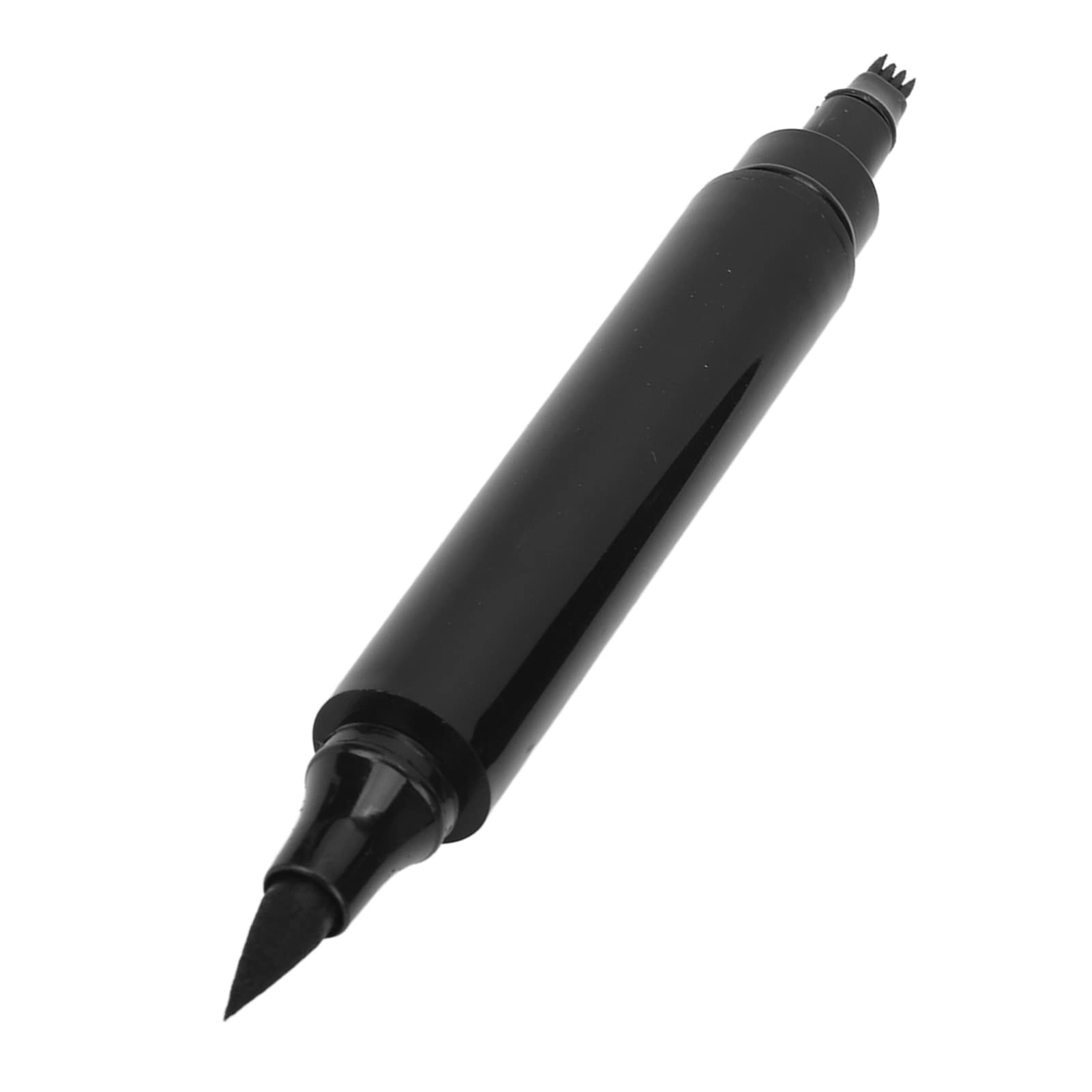 Penna per lo Styling del Barbiere, Colorazione Impermeabile Nera a Lunga Durata 2 in 1 Matita per Barba per Uomo per Salone