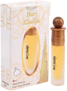 Burj Khalifa Attar Luxury Skyline Inspired Perfume Oil, Unisex, Fruity Woody Aroma, Rich Musk and Amber Notes, Long Lastin... Price In India