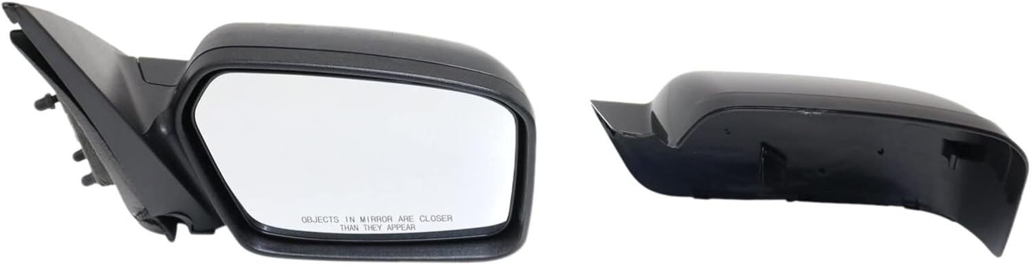 Garage-Pro Passenger Side Power Non-Heated Mirror For Ford Fusion 2006-2010, Right Side Mirror Replacement with 2 Caps