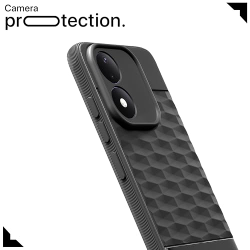 Image of Outlouders Back Cover for Redmi Note 17 5G | Full Camera Protection | TPU Soft Flexible Shockproof Bumper Case (Black)