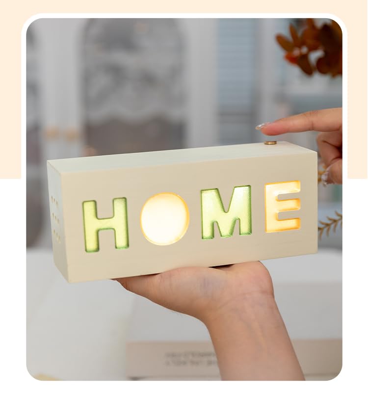 Lámpara de Mesa con Letras LED para Noche miniatura 7