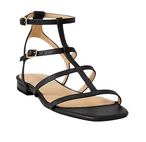 Lauren Ralph Lauren Sandalo Donna Gladiatore Everley Nero DS25RL06 802959977001 39 - 2