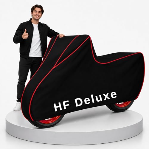 Image of My NEW Covers 100% Water Resistance HF Deluxe Bike Cover | Taffeta Body Cover for Rain & Sun | UV Protection, Dustproof, Scratch Resistant, Windproof, Heat Resistant, Vehicle Specific Fit