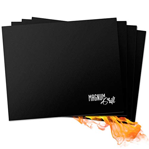 Magnum Grill Grilling Accessories Premium Grill Mats Non Stick - Set of 4