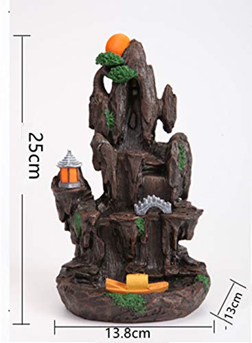 Semli Large Incense Burner Backflow Incense Burner Holder Incense Stick Holder Home Office Decor #TOP2