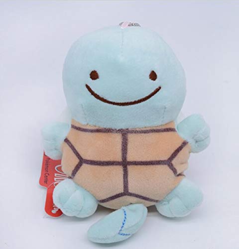 eSunny 13Cm Anime Pocket Animal Ditto Transfer Charmander Squirtle Bulbasaur Stuffed Plush Dolls Pend Keychain Toy Gift Must-Have 7 Year Old Girl Gifts Girls Favourite Characters Superhero Classroom